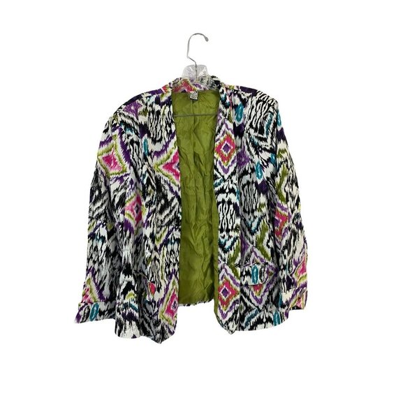 Silk Land Collection Woman Tops - Silk Land Collection Women's Multicolored Blazer